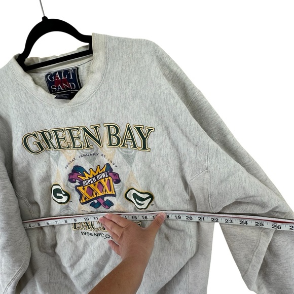 Vintage 90s Green Bay Packers NFL Super Bowl Sweatshirt men’s sz large - Picture 5 of 11